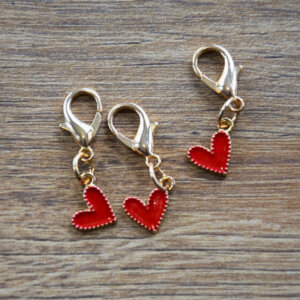 Collection Petits coeurs – rouge