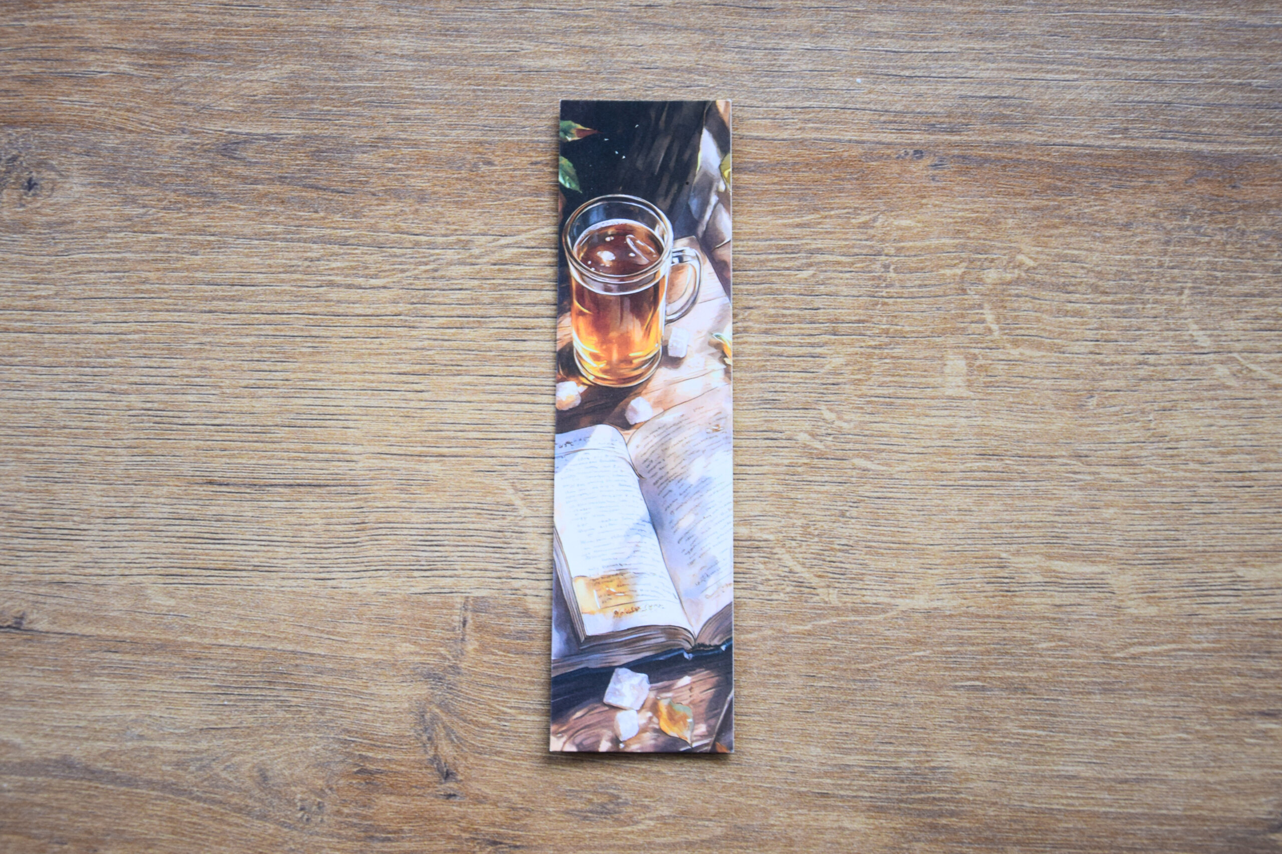 Marque-page illustré personnalisable collection cup of coffee terrasse de café parisien ambiance vintage